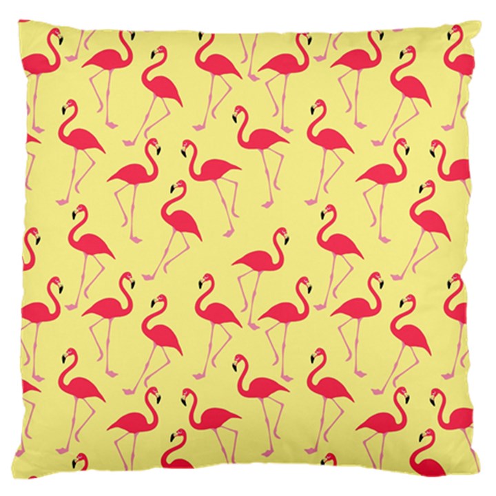 Flamingo pattern Large Cushion Case (One Side)