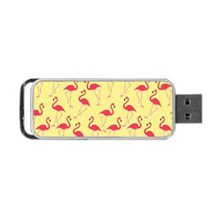 Flamingo Pattern Portable Usb Flash (one Side) by Valentinaart