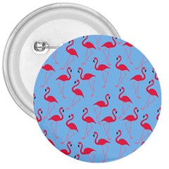 Flamingo Pattern 3  Buttons by Valentinaart