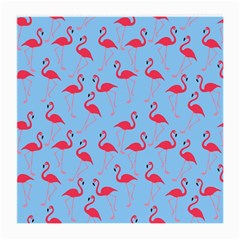 Flamingo Pattern Medium Glasses Cloth by Valentinaart