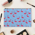 Flamingo pattern Cosmetic Bag (Large)  Front