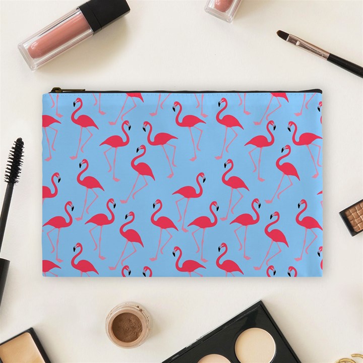 Flamingo pattern Cosmetic Bag (Large) 