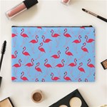 Flamingo pattern Cosmetic Bag (Large)  Back