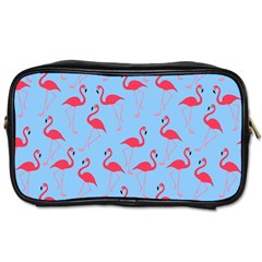 Flamingo Pattern Toiletries Bags by Valentinaart