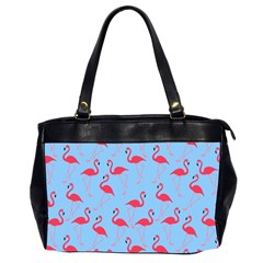 Flamingo Pattern Office Handbags (2 Sides)  by Valentinaart