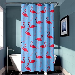 Flamingo Pattern Shower Curtain 36  X 72  (stall)  by Valentinaart