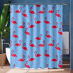 Flamingo Pattern Shower Curtain 60  X 72  (medium)  by Valentinaart