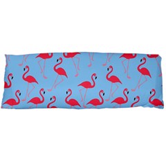 Flamingo Pattern Body Pillow Case (dakimakura) by Valentinaart