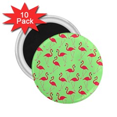 Flamingo Pattern 2 25  Magnets (10 Pack)  by Valentinaart