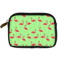 Flamingo Pattern Digital Camera Cases by Valentinaart