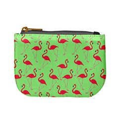 Flamingo Pattern Mini Coin Purses by Valentinaart