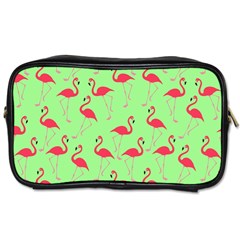 Flamingo Pattern Toiletries Bags 2-side by Valentinaart