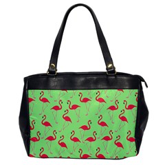 Flamingo Pattern Office Handbags by Valentinaart