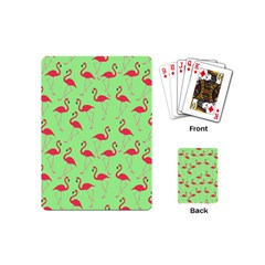 Flamingo Pattern Playing Cards (mini)  by Valentinaart