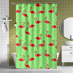 Flamingo Pattern Shower Curtain 48  X 72  (small)  by Valentinaart