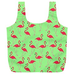 Flamingo Pattern Full Print Recycle Bags (l) 