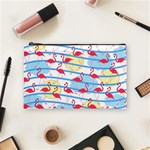 Flamingo pattern Cosmetic Bag (Medium)  Front