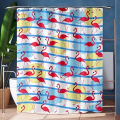 Flamingo Pattern Shower Curtain 60  X 72  (medium)  by Valentinaart