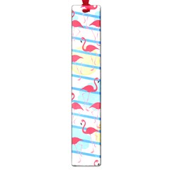 Flamingo Pattern Large Book Marks by Valentinaart