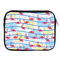 Flamingo Pattern Apple Ipad 2/3/4 Zipper Cases by Valentinaart