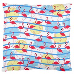 Flamingo Pattern Standard Flano Cushion Case (two Sides) by Valentinaart