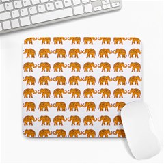 Indian Elephant  Large Mousepads by Valentinaart