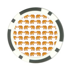 Indian Elephant  Poker Chip Card Guard by Valentinaart