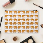 Indian elephant  Cosmetic Bag (Large)  Back