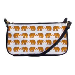 Indian Elephant  Shoulder Clutch Bags by Valentinaart