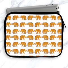 Indian Elephant  Apple Ipad 2/3/4 Zipper Cases by Valentinaart