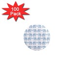 Indian elephant  1  Mini Magnets (100 pack)  Front