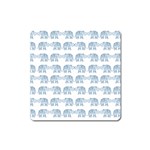 Indian elephant  Square Magnet Front