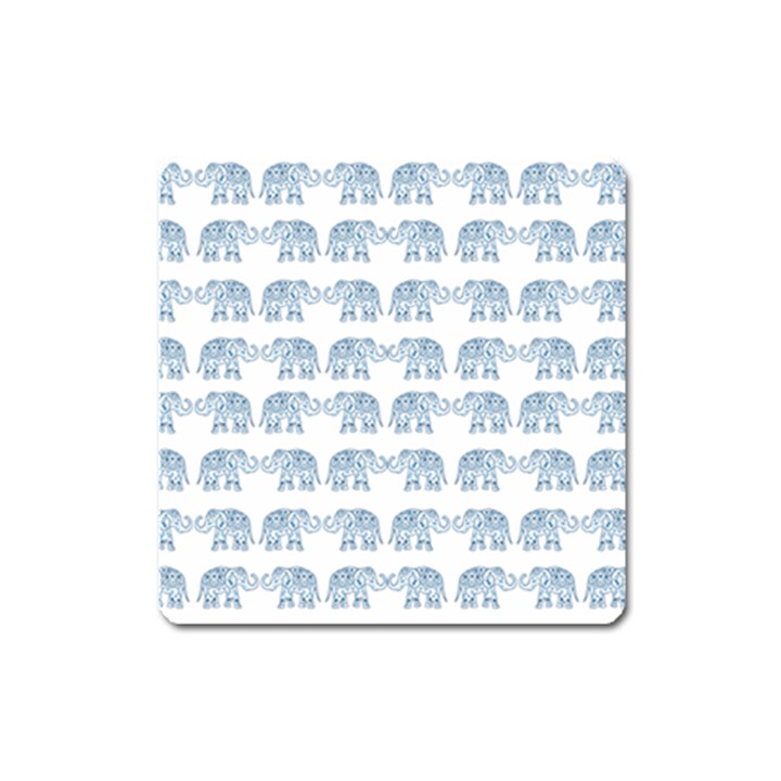 Indian elephant  Square Magnet