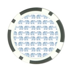 Indian Elephant  Poker Chip Card Guard by Valentinaart