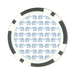 Indian elephant  Poker Chip Card Guard Front