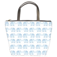 Indian Elephant  Bucket Bags by Valentinaart