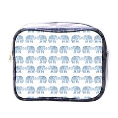 Indian Elephant  Mini Toiletries Bags by Valentinaart