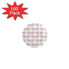 Indian Elephant 1  Mini Magnets (100 Pack)  by Valentinaart