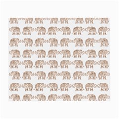 Indian Elephant Small Glasses Cloth (2-side) by Valentinaart