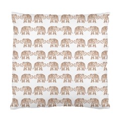 Indian Elephant Standard Cushion Case (two Sides) by Valentinaart