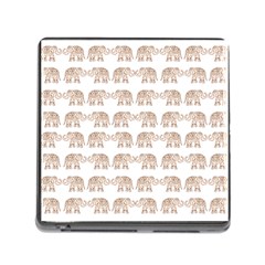 Indian Elephant Memory Card Reader (square) by Valentinaart