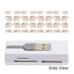 Indian Elephant Memory Card Reader (stick)  by Valentinaart