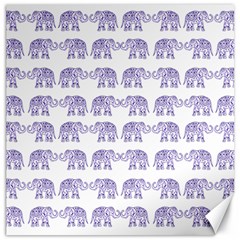 Indian Elephant Pattern Canvas 20  X 20   by Valentinaart