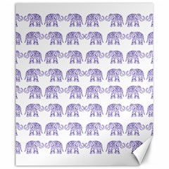 Indian Elephant Pattern Canvas 20  X 24   by Valentinaart