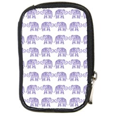 Indian Elephant Pattern Compact Camera Cases by Valentinaart