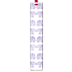 Indian Elephant Pattern Large Book Marks by Valentinaart