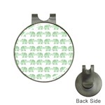 Indian elephant pattern Hat Clips with Golf Markers Front