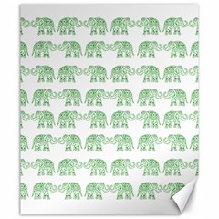 Indian Elephant Pattern Canvas 20  X 24   by Valentinaart