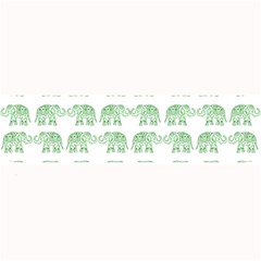 Indian Elephant Pattern Large Bar Mats by Valentinaart