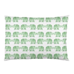 Indian Elephant Pattern Pillow Case by Valentinaart